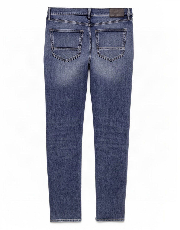 Marks & Spencer Vaqueros ajustados para hombre W34 L33 Algodón azul