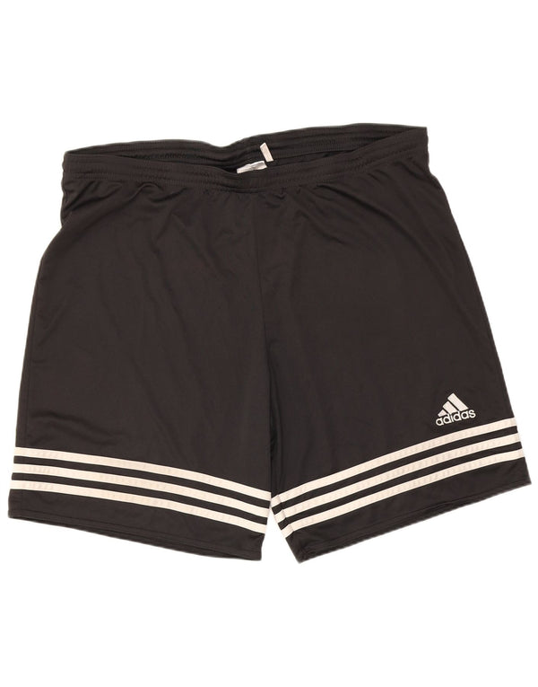 Adidas Mens Climalite Sport Shorts Grande Negro Poliéster