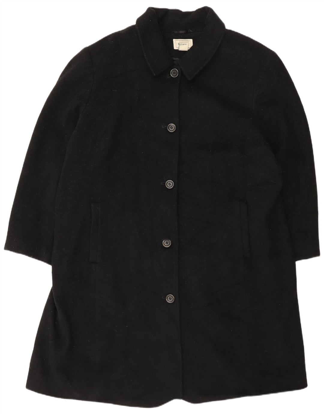 L.L.Bean Abrigo para mujer UK 20 2XL Lana negra