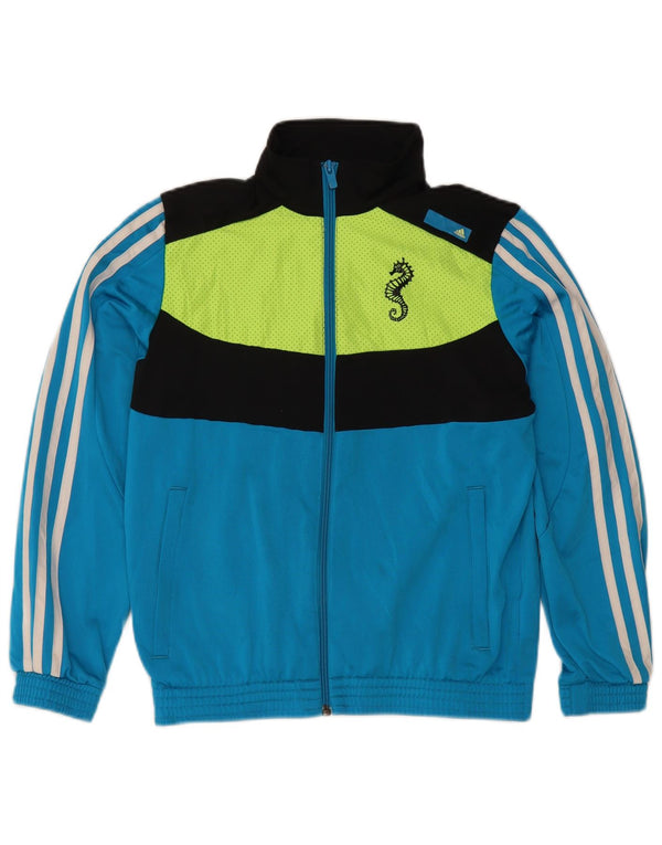 Adidas Boys A.C. Cesena Chándal Top Chaqueta 11-12 Años Azul Colorblock