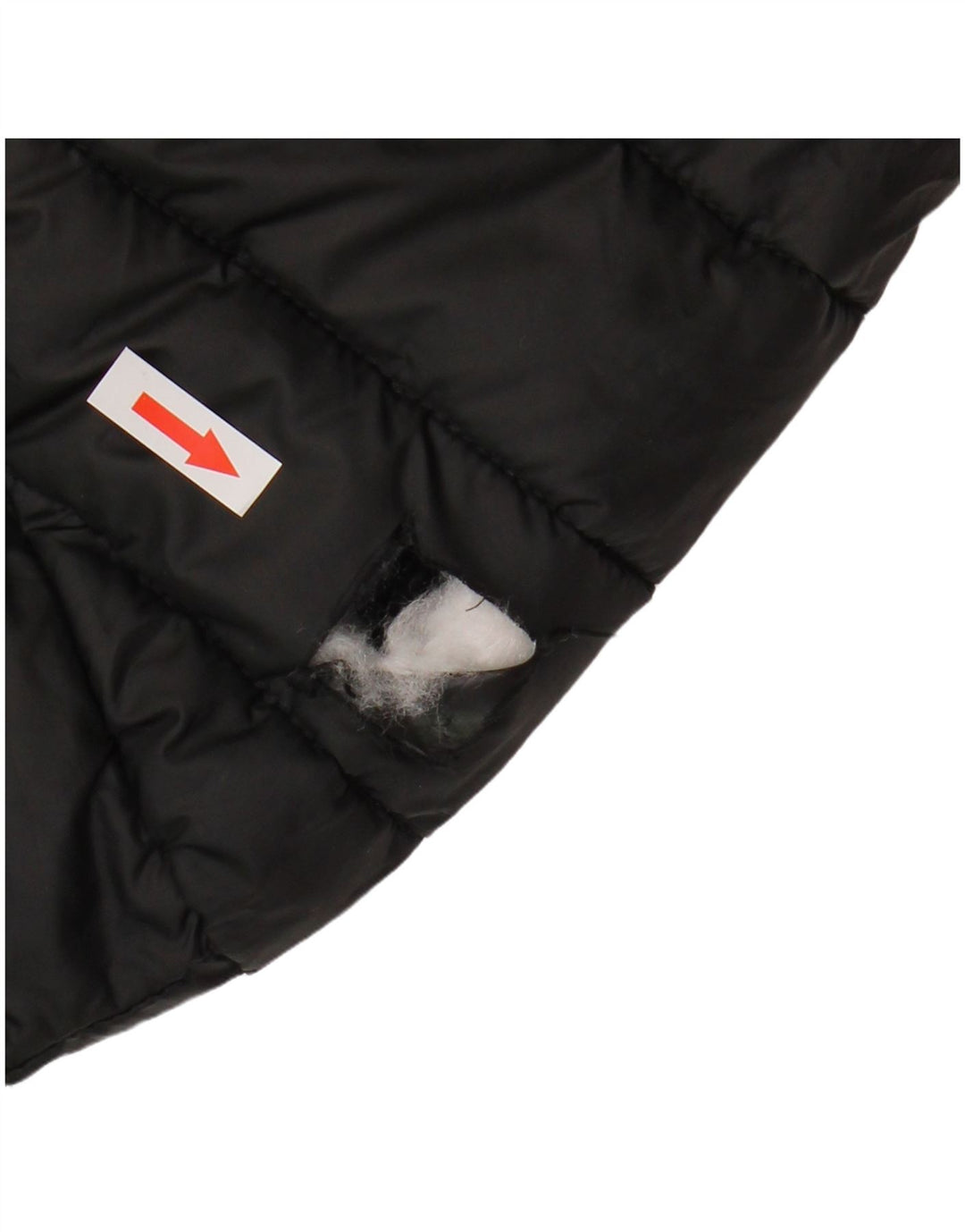 ELLESSE Chaqueta acolchada con capucha para hombre UK 40 Large Poliéster negro