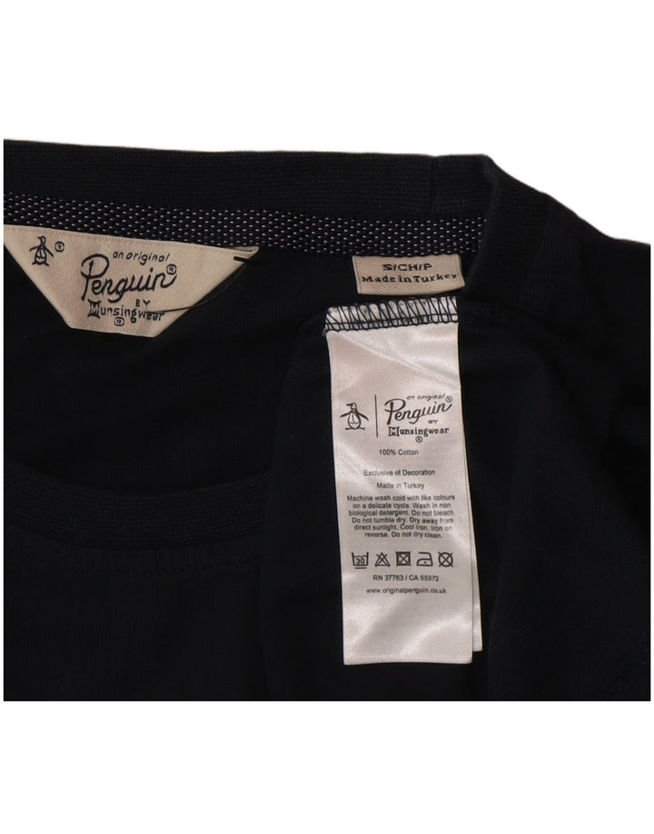 Camiseta Penguin Hombre Top Small Azul Marino Algodón