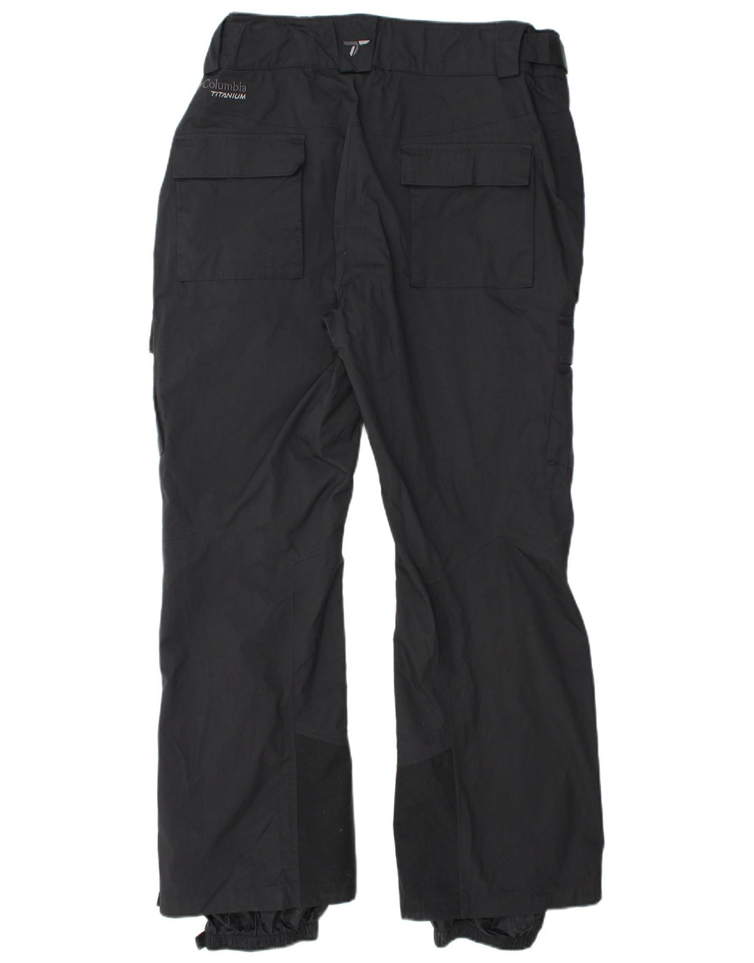Pantalones de esquí Columbia Titanium para hombre, nailon negro grande