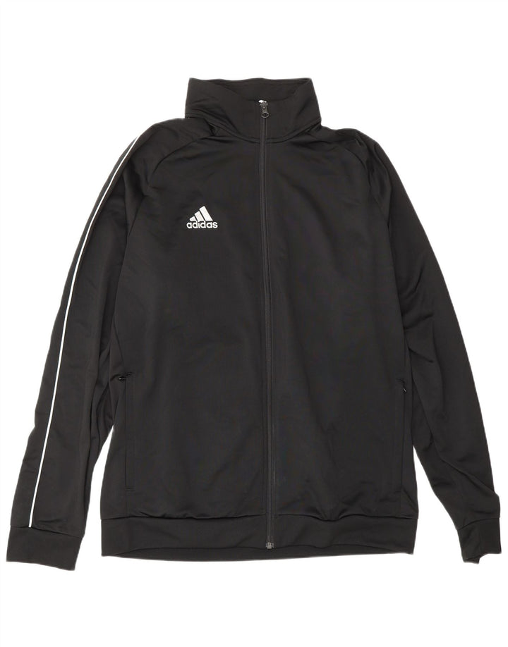 ADIDAS Hombre Chándal Top Chaqueta XL Negro Poliéster