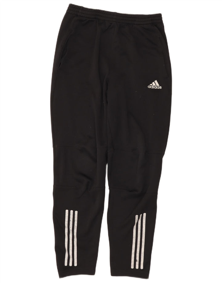 ADIDAS Pantalones de chándal para hombre UK 42/44 Large Negro Poliéster