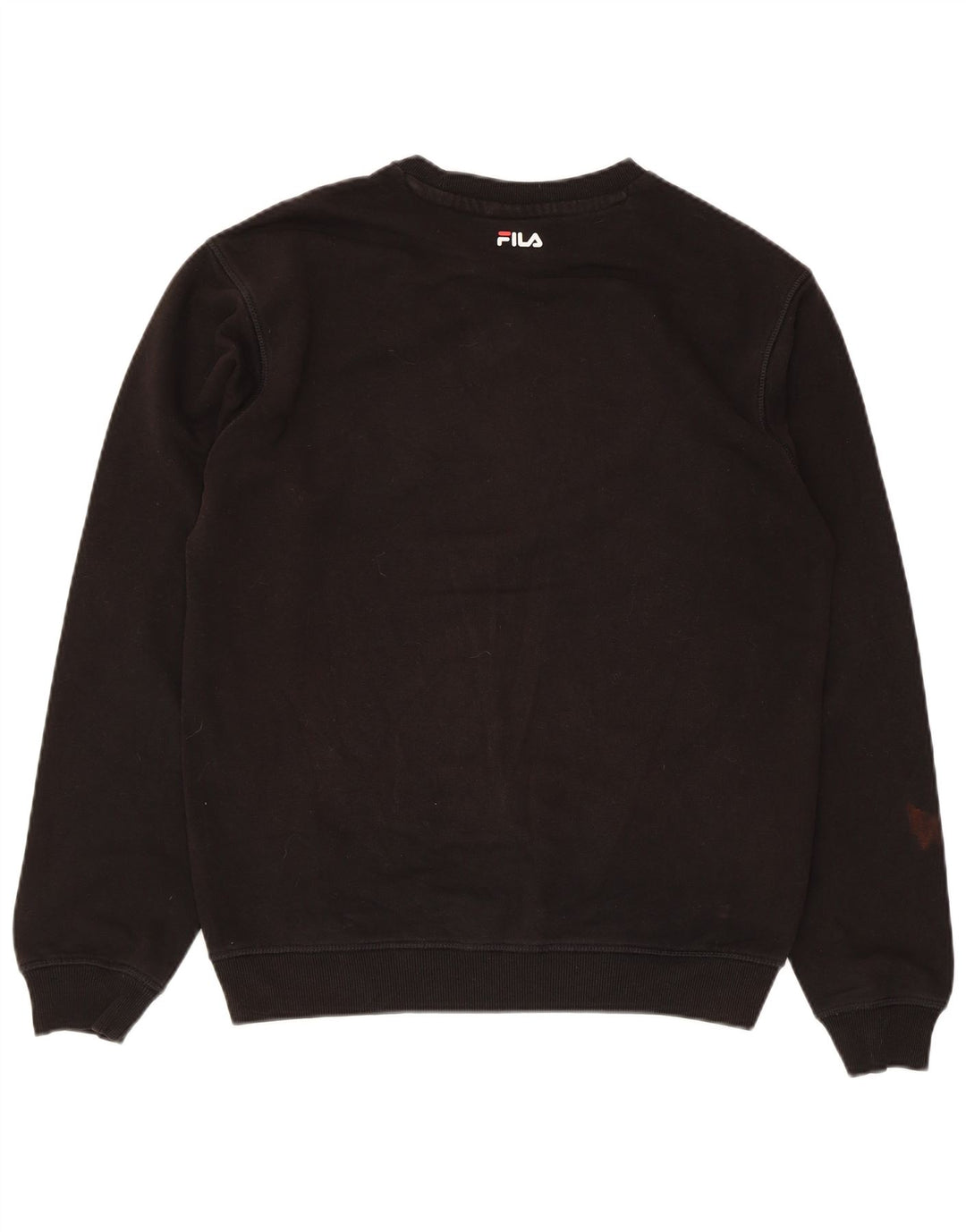 Fila Hombre Graphic Sudadera Jumper Pequeño Algodón Negro