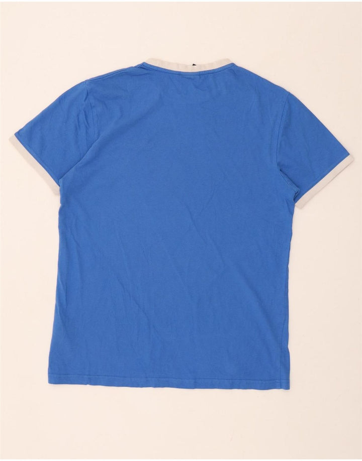 ELLESSE Camiseta Hombre Top Azul Medio Algodón