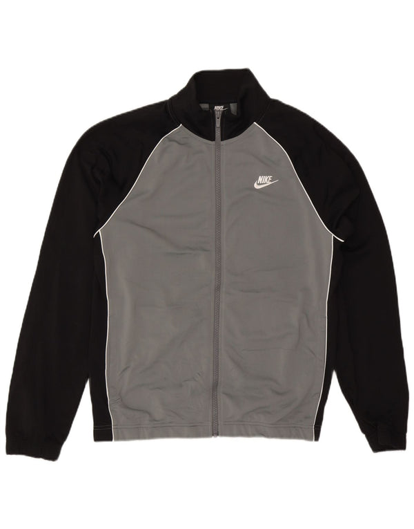 NIKE Hombre Chándal Top Jacket Small Gris Colorblock Poliéster