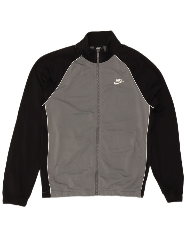 NIKE Hombre Chándal Top Jacket Small Gris Colorblock Poliéster