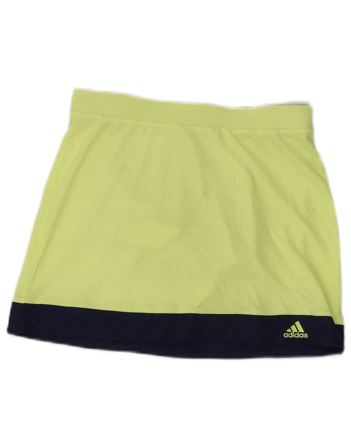 Adidas Falda pantalón Climalite para niña 11-12 años Amarillo Colorblock Poliéster