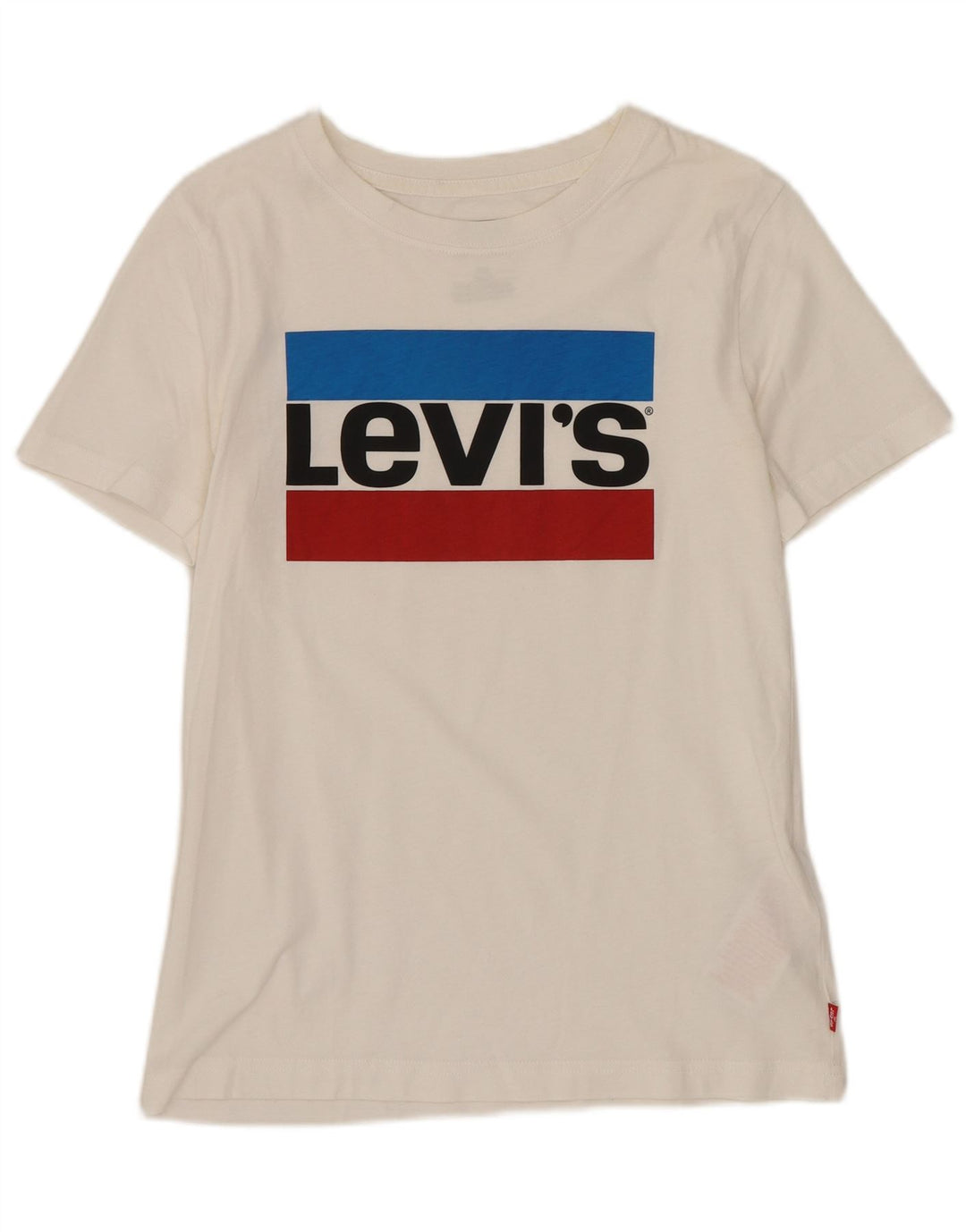 Levi's Camiseta gráfica para niño Top 11-12 años Blanco Algodón