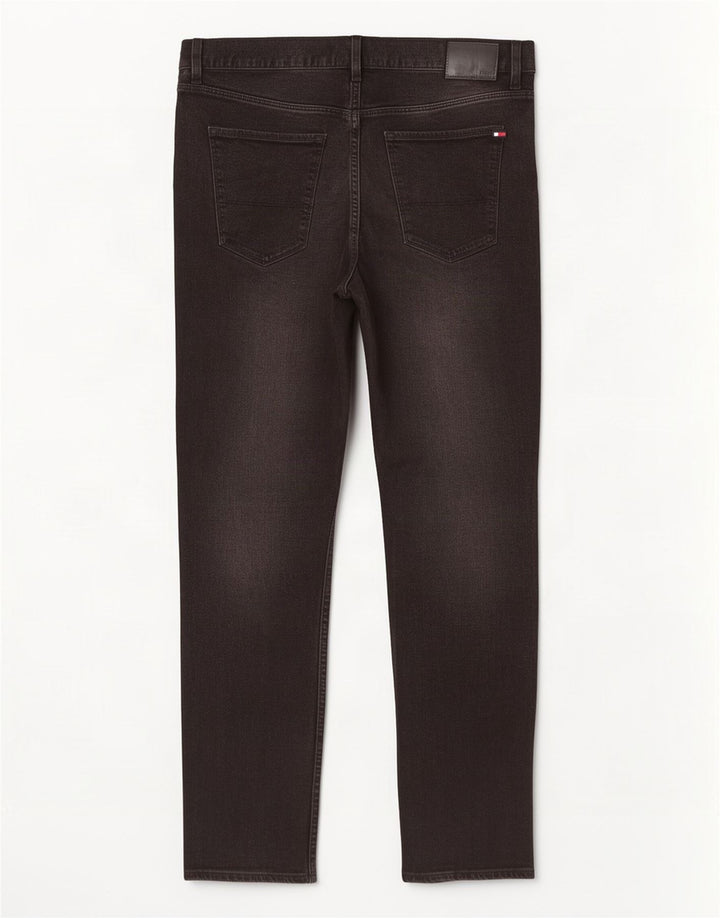 Tommy Hilfiger Vaqueros ajustados Bleecker para hombre W40 L32 Algodón negro