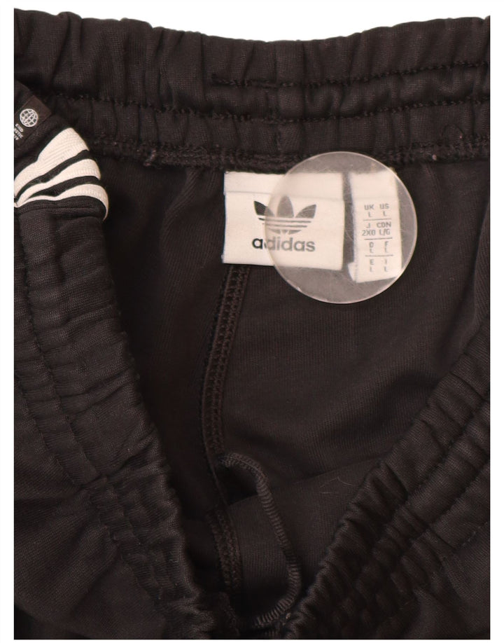 Adidas Hombre Pantalones De Chándal Joggers Grande Negro Poliéster