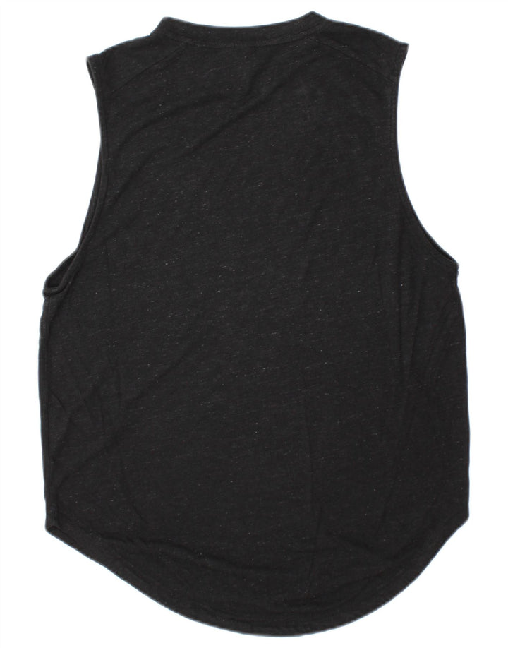 Adidas Mens Graphic Vest Top Pequeño Rayón Moteado Negro
