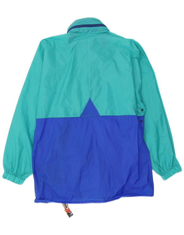K-Way Chaqueta impermeable con capucha para hombre ES 38 Verde medio Poliamida color block