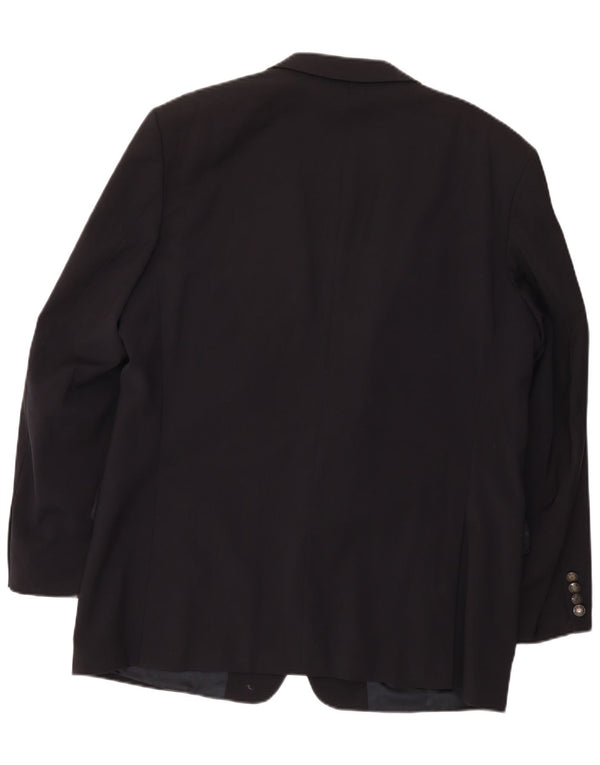 Hugo Boss Chaqueta tipo blazer de 2 botones para hombre EU 54 2XL Lana negra