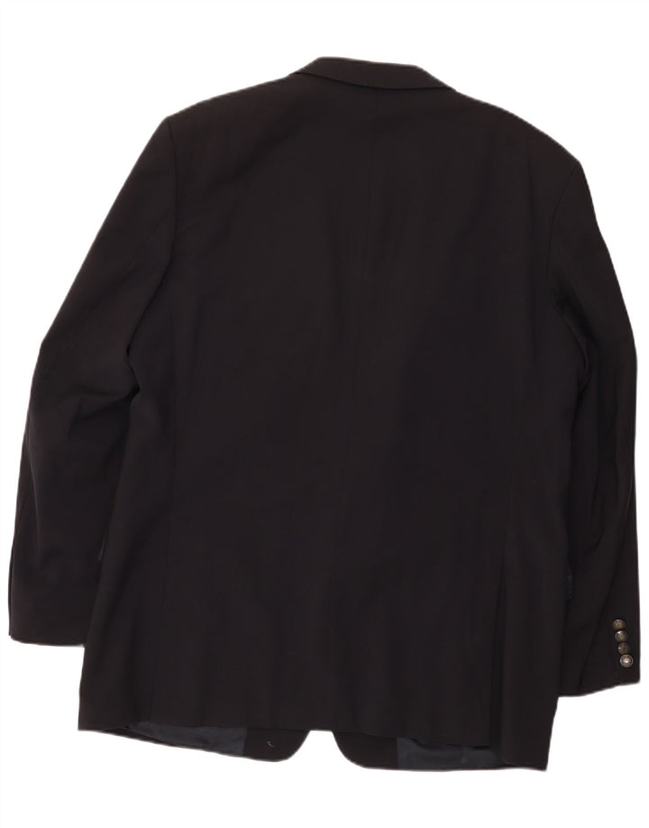 Hugo Boss Chaqueta tipo blazer de 2 botones para hombre EU 54 2XL Lana negra