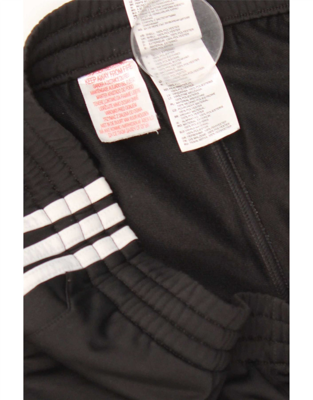 Adidas Pantalones de chándal para mujer UK 44 Mediano Negro Poliéster