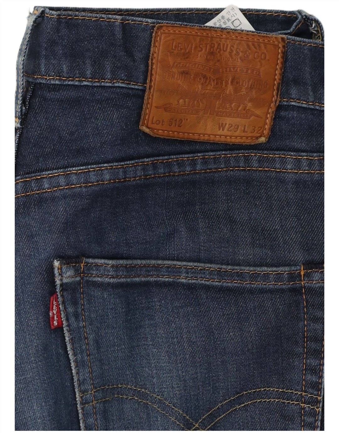 LEVI'S Jeans 512 Slim Tapered para hombre W29 L27 Algodón azul