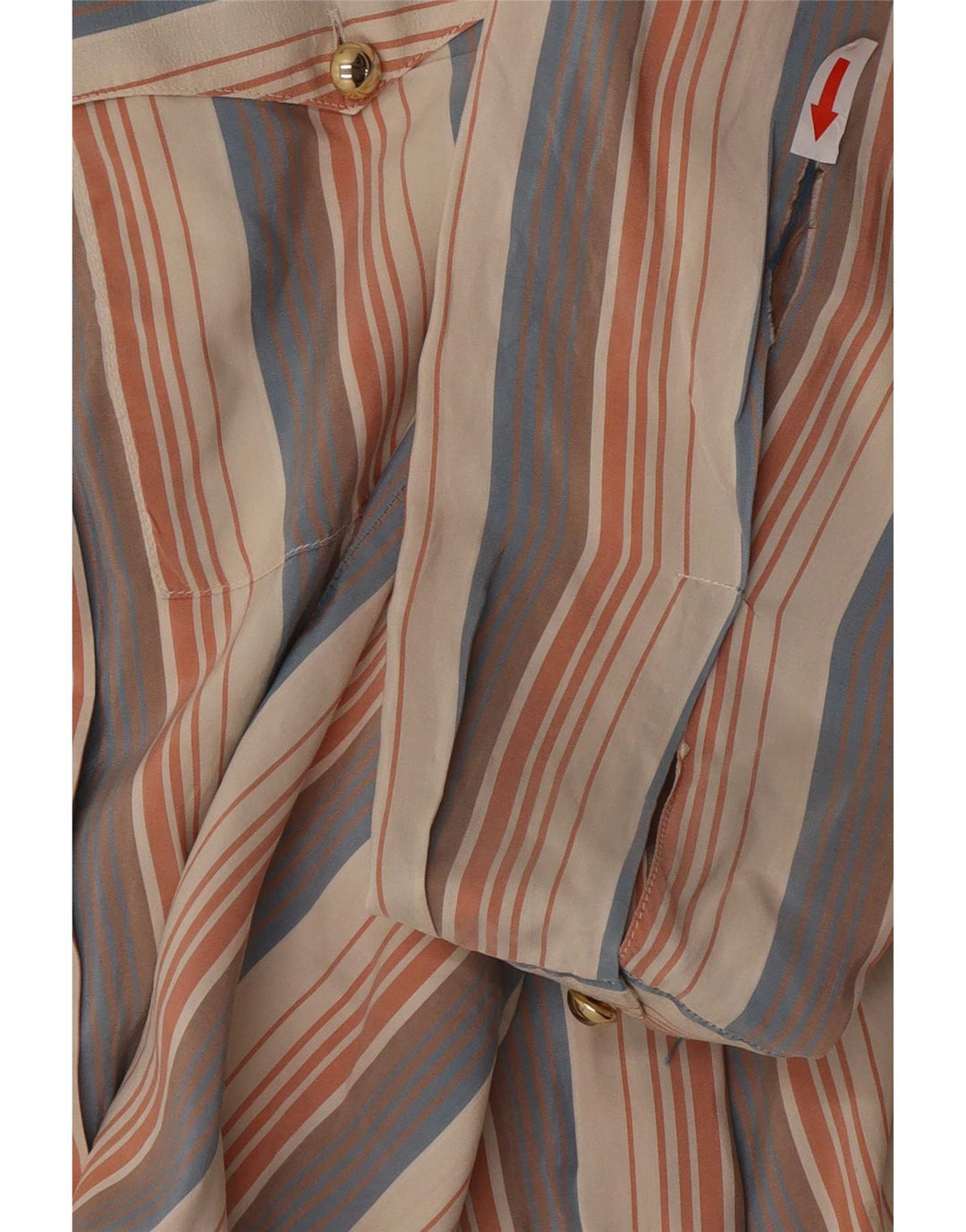 Angelo Santagostino Camisa Mujer UK 10 Small Multicolor Rayas