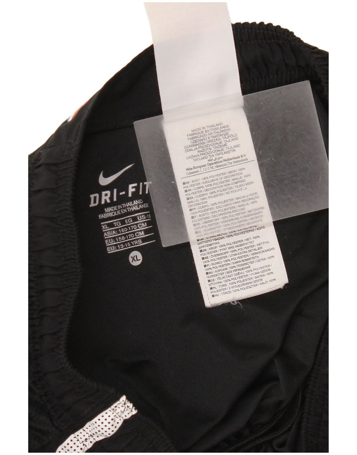 Nike Boys KNVB Pantalones cortos deportivos 13-14 años XL Negro Poliéster