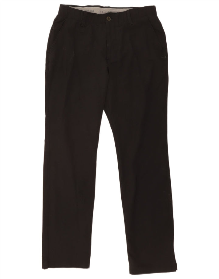 Under Armour Pantalones chinos ajustados Cold Gear para mujer W30 L30 Poliéster negro