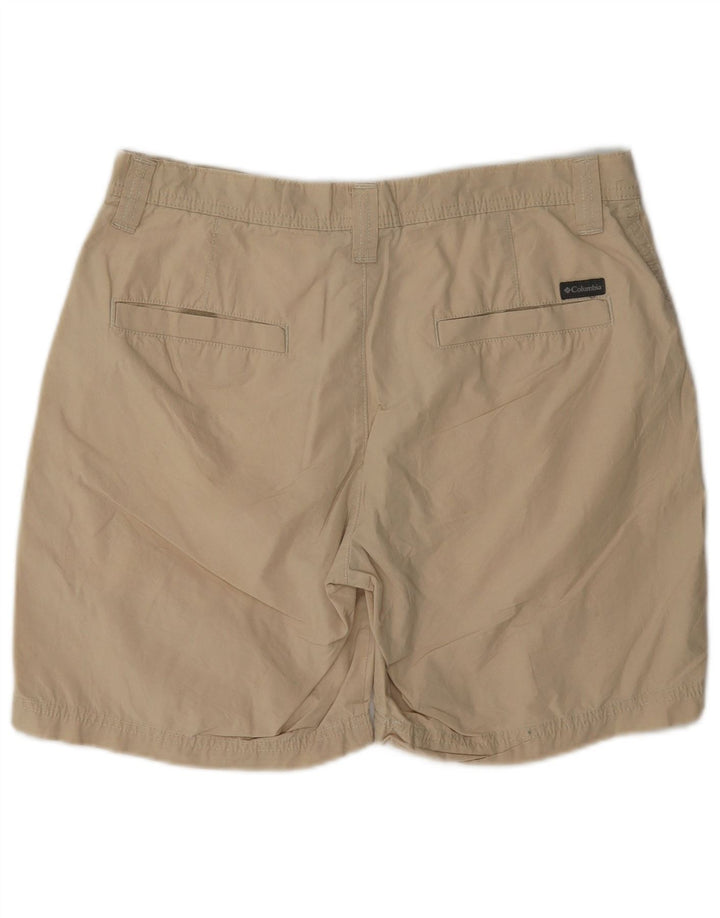 Pantalones cortos chinos Columbia W30 de algodón beige medio para hombre