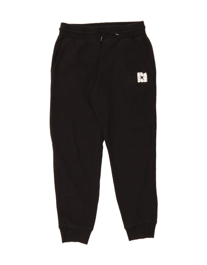 HURLEY Mens Tracksuit Trousers Joggers Small  Black Cotton Vintage Hurley and Second-Hand Hurley from Messina Hembry 