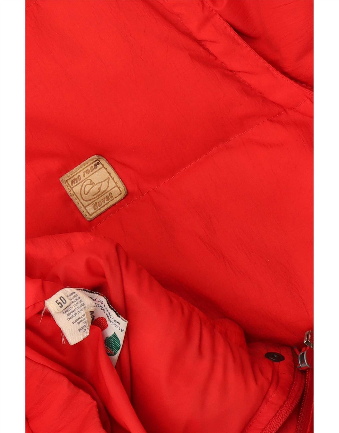MC Ross Chaqueta acolchada con capucha para hombre IT 50 Large Poliamida roja