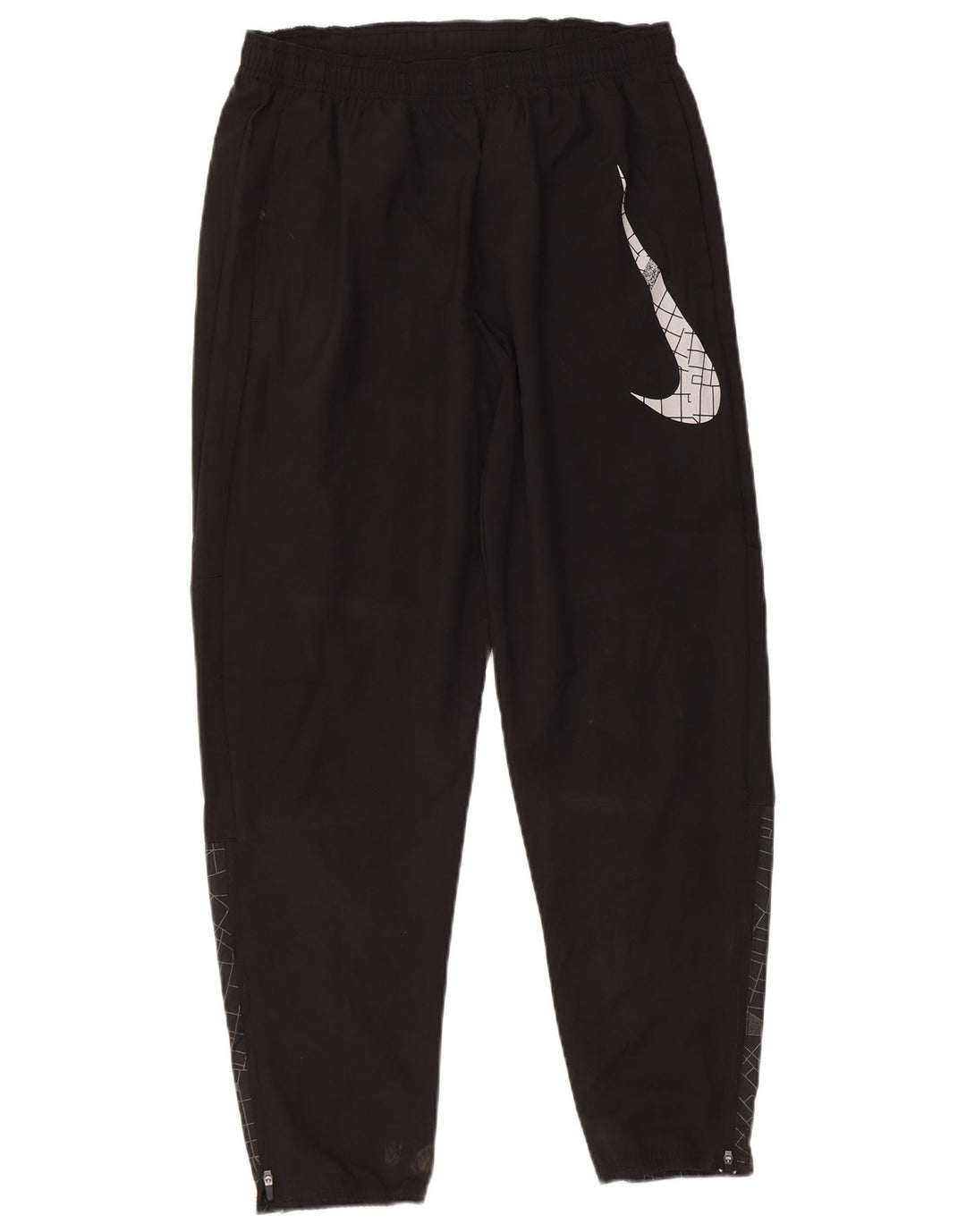 Nike Dri Fit Graphic Pantalones De Chándal Negro Mediano Geométrico