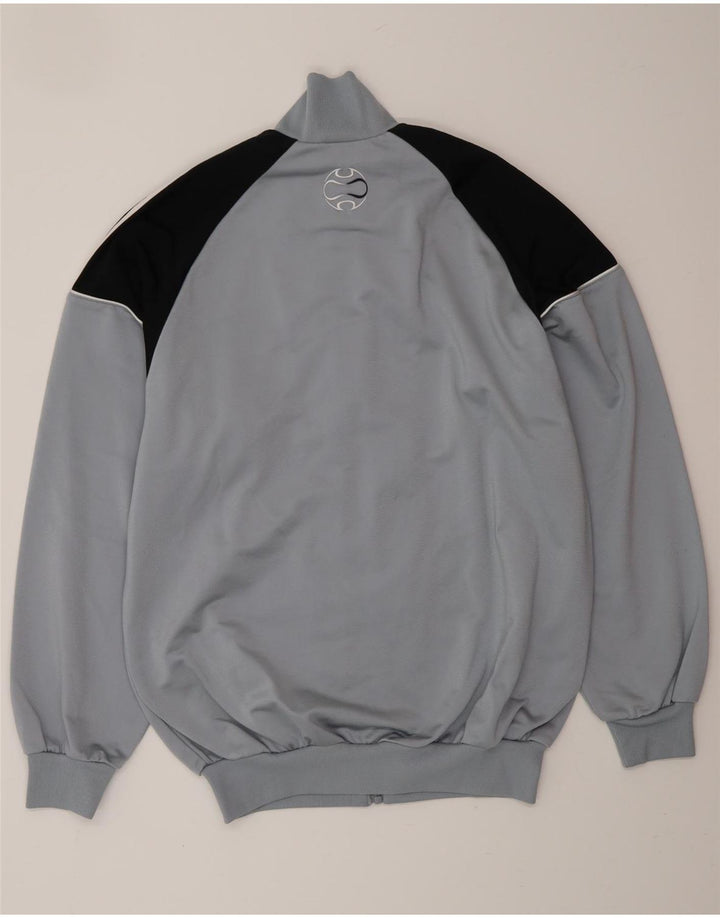 ADIDAS Chaqueta de chándal holgada para hombre UK 36/38 Small Blue Colourblock