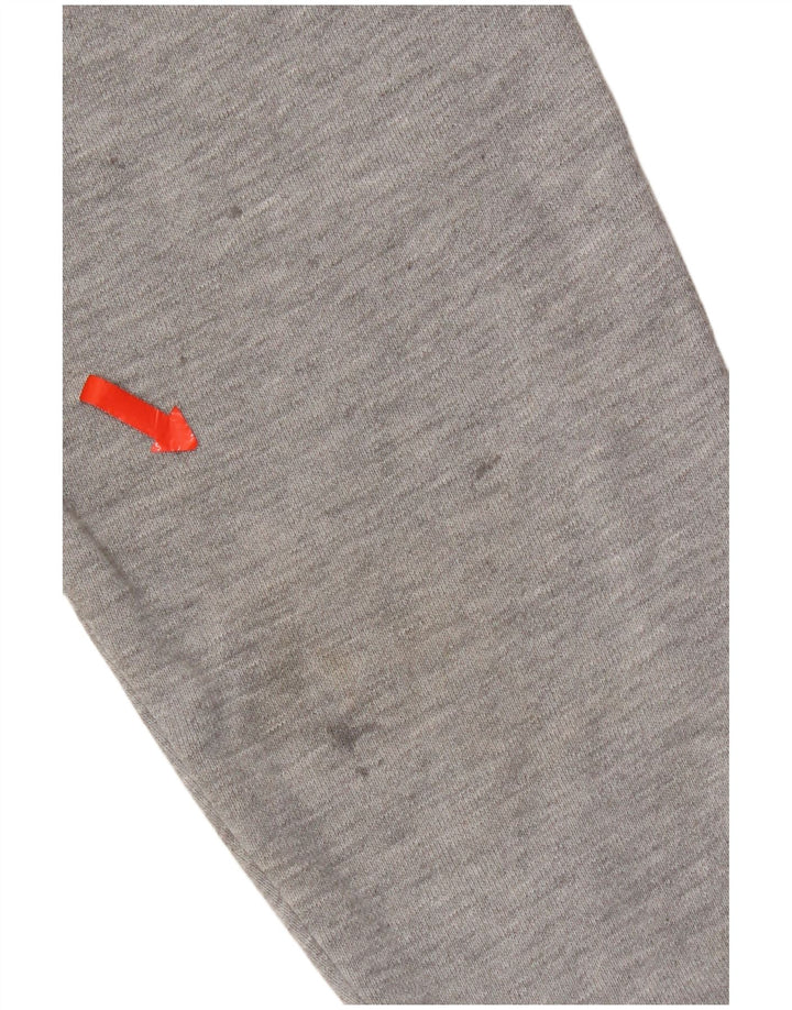 Superdry Sudadera extragrande con estampado gráfico para mujer, talla 46, algodón gris grande