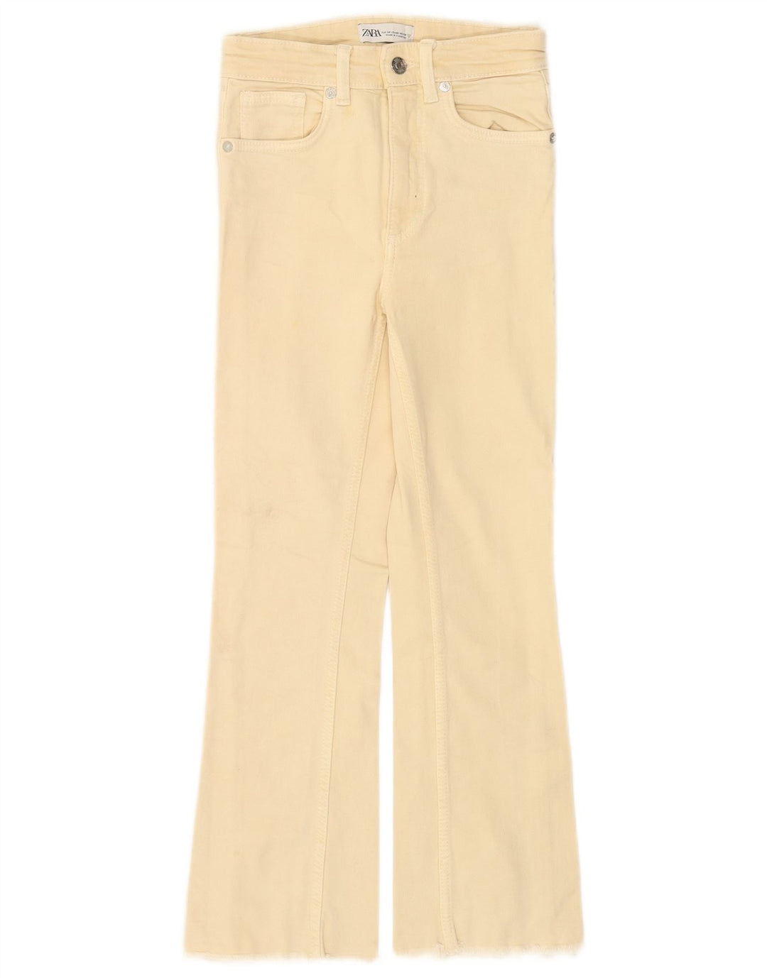 Zara Vaqueros Bootcut Mujer EU 34 2XS W24 L24 Beige