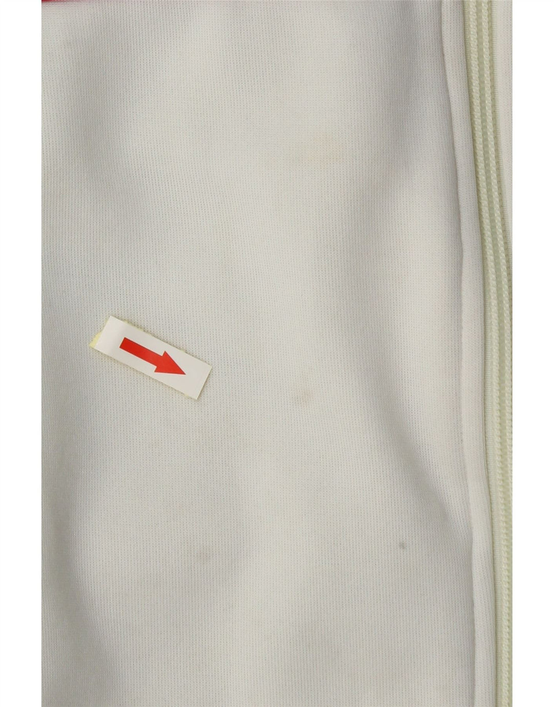 Adidas Hombre Chándal Top Chaqueta Grande Blanco Colorblock Poliéster