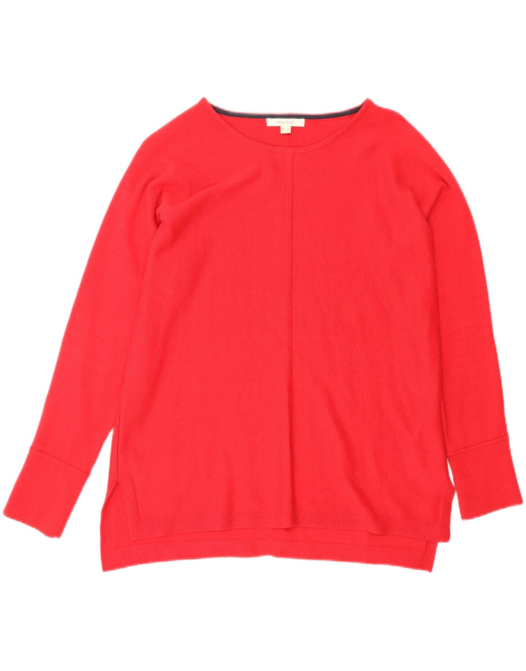 White Stuff Suéter tipo jersey para mujer con cuello barco UK 40 Algodón rojo mediano