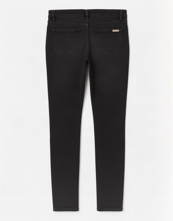 Massimo Dutti Jeans Ajustados Mujer EU 38 Small W28 L26 Negro