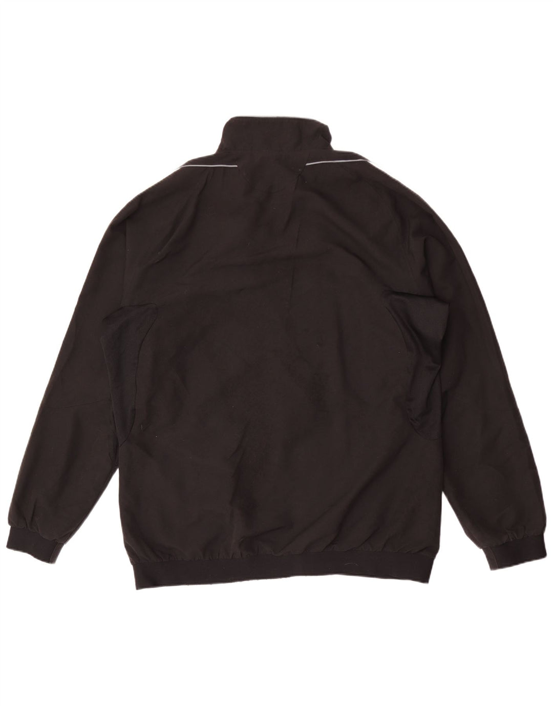 Adidas Chaqueta de chándal para hombre UK 48/50 XL Poliéster negro