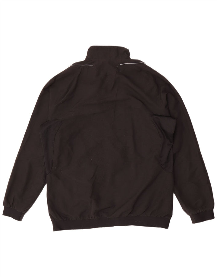 Adidas Chaqueta de chándal para hombre UK 48/50 XL Poliéster negro
