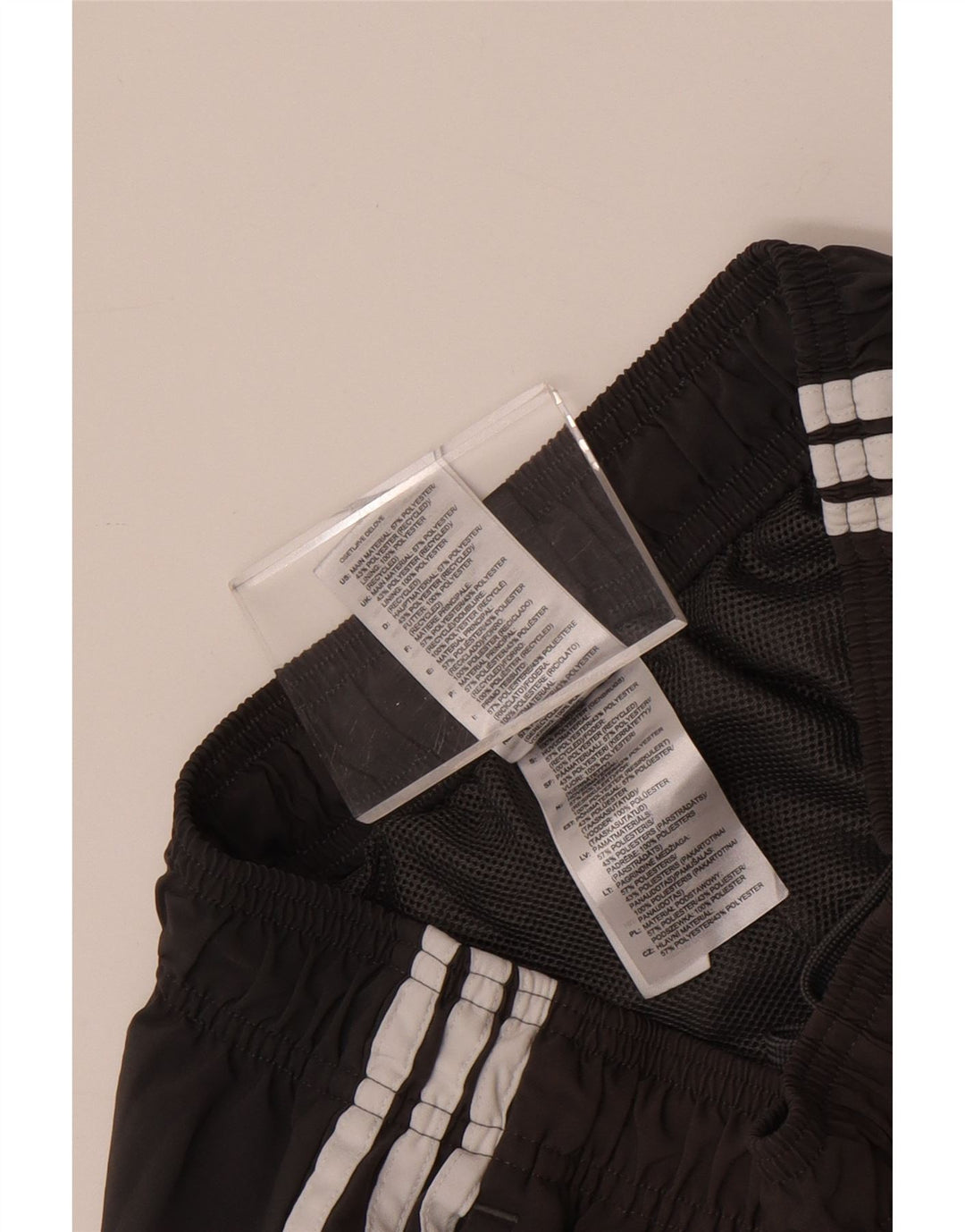 Adidas Hombre Pantalones Cortos Deportivos Pequeño Gris Poliéster