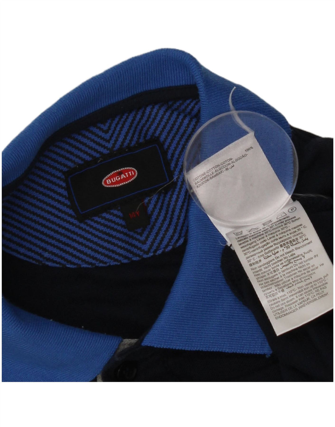 Bugatti Polo Niño 13-14 Años Azul Marino Algodón
