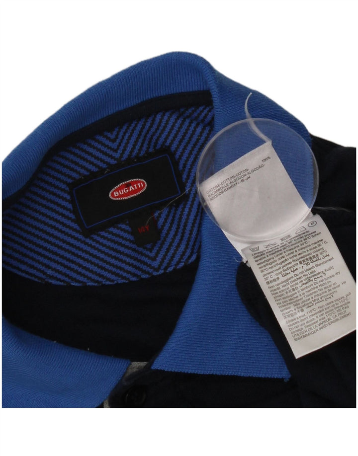 Bugatti Polo Niño 13-14 Años Azul Marino Algodón