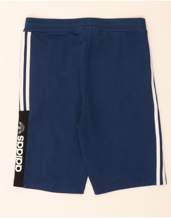 Adidas Pantalón Corto Deportivo Niño 13-14 Años Azul Marino Algodón
