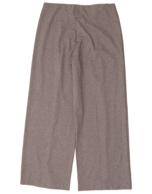 Marks & Spencer Pantalones casuales de pierna ancha para mujer UK 44 Large W32 L30 Gris