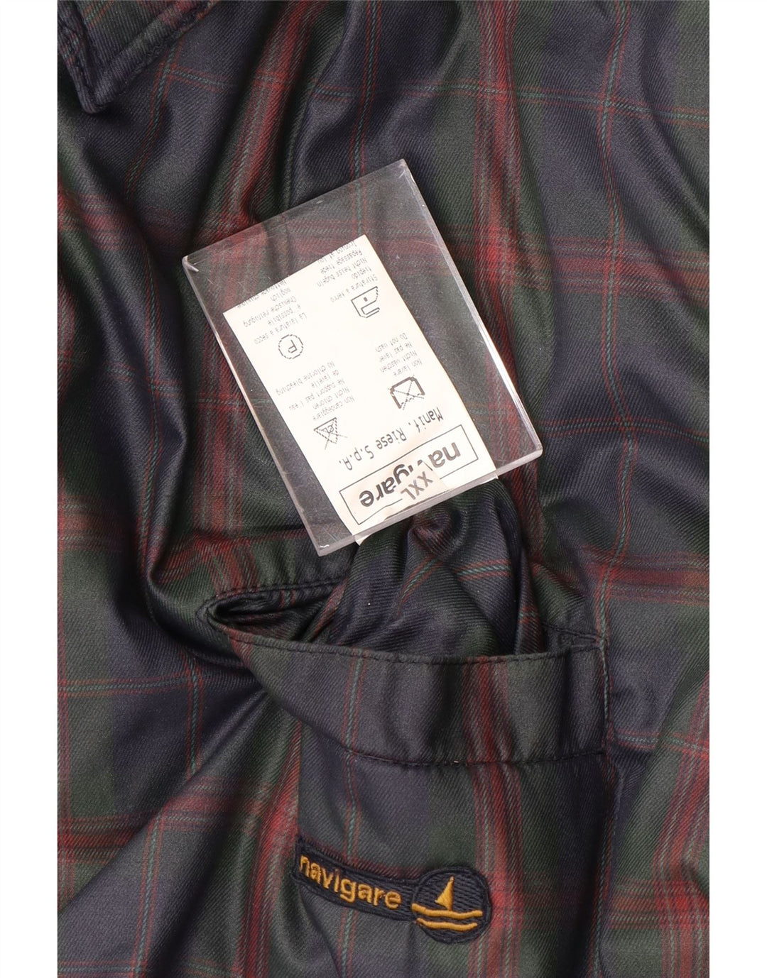 NAVIGARE Chaqueta reversible para hombre UK 44 2XL Lana azul marino