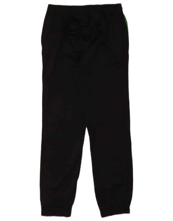 Kappa Pantalones de chándal con estampado gráfico para niños 13-14 años Negro Poliéster