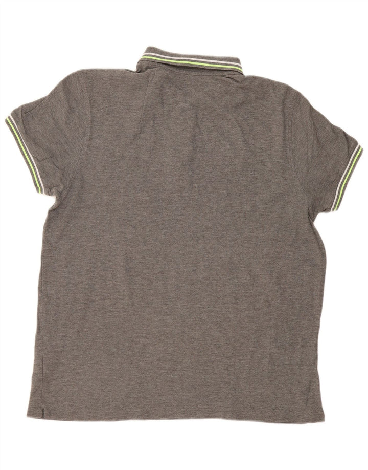 Polo Lotto Hombre 2XL Algodón Gris
