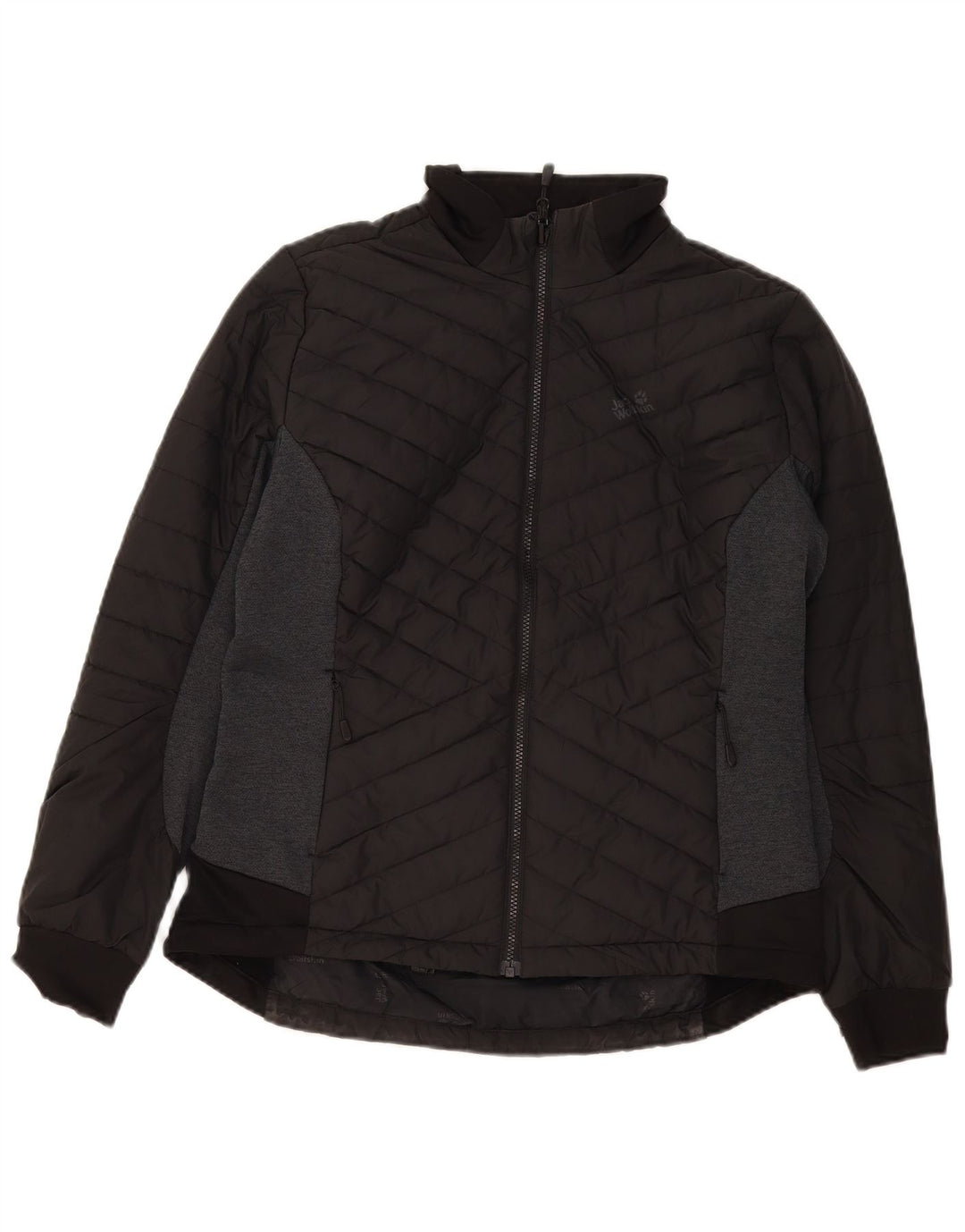 Jack Wolfskin Chaqueta acolchada para mujer UK 46 Grande Poliéster color negro