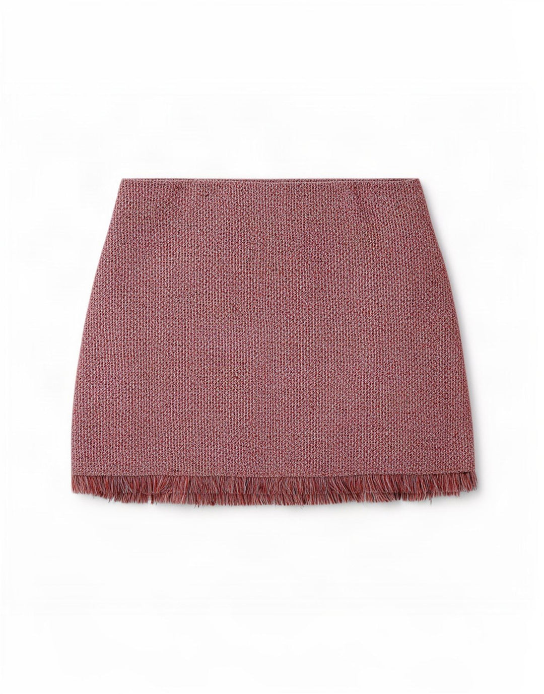 Zara Mujer Mini Falda Grande W30 Rojo Moteado