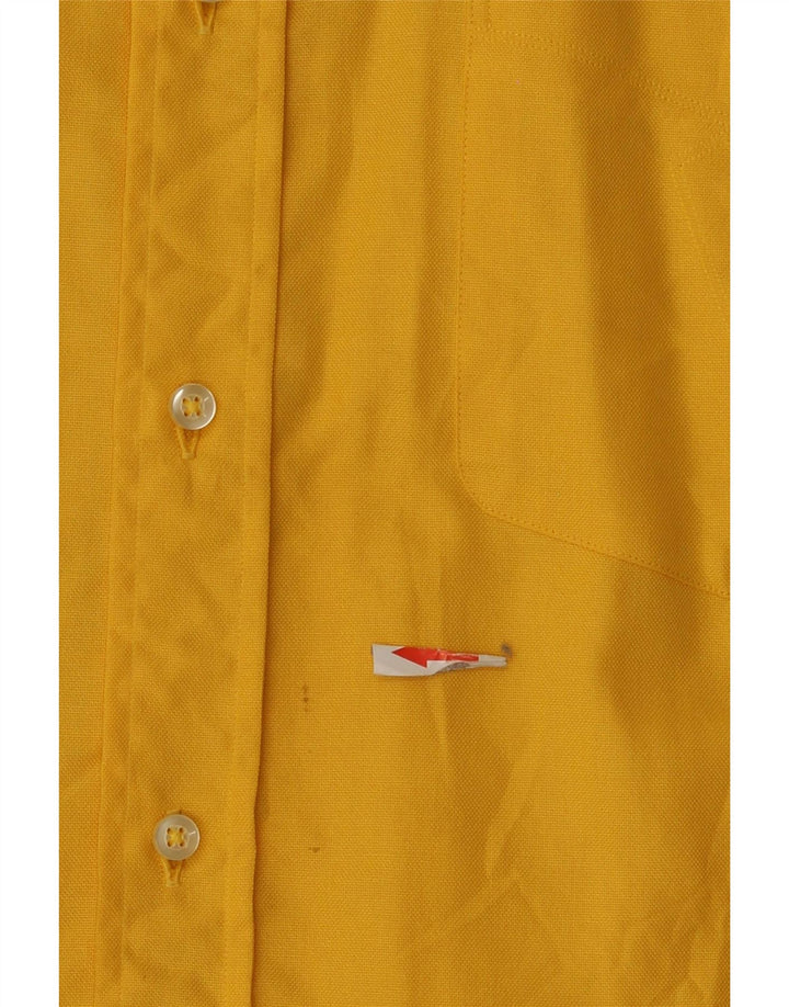 Camisa Jacque Britt Hombre Talla 44 XL Algodón Amarillo