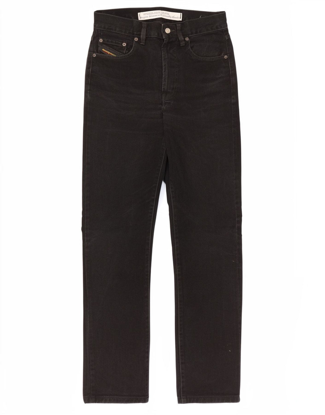 Diesel Hombre Zathan Vaqueros Rectos W29 L32 Algodón Negro
